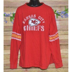 NFL Team Apparel Mens Kansas City Chiefs Football Long Sleeve T-Shirt Size 3XT